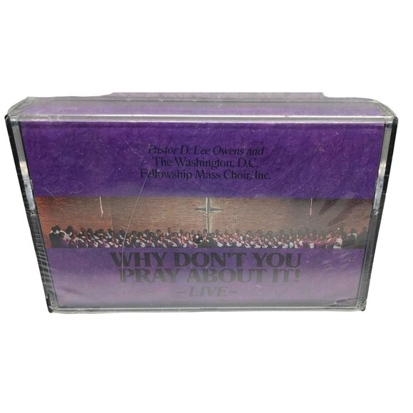 Pastor D Lee Owens Why Don't You Pray About It Cassette Live Wash DC Christian - Picture 6 of 6